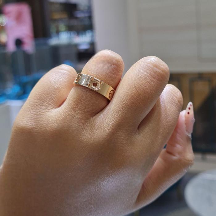 Rangka Love CRT Ring 18K / Diamond Jewelry