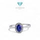 Blue Sapphire Diamond Ring / Diamond Jewelry