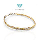 Gelang Emas Tali 3 Color  18K-Diamond Jewelry