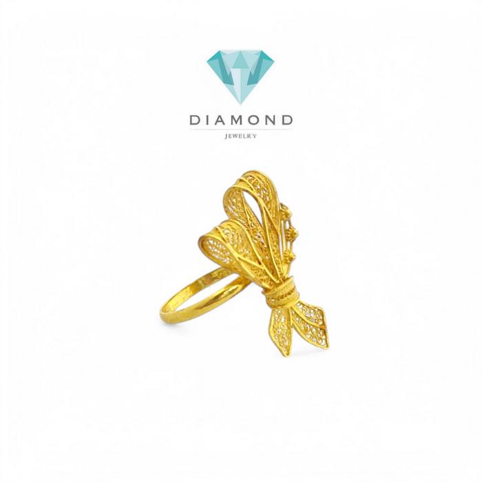Cincin Mas Pita kendari 23K-Diamond Jewelry