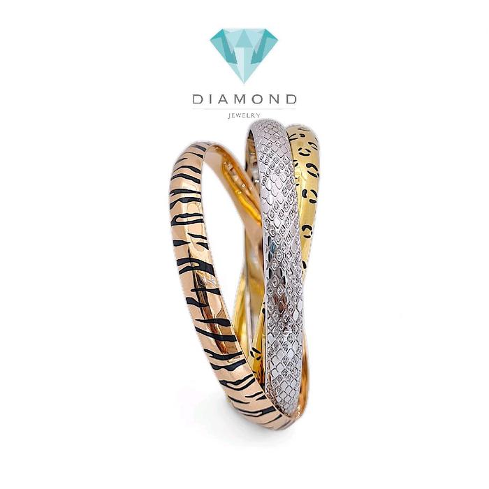 Trinity Animal Bracelet 18K / Gelang Trinity Animal 18K / Diamond Jewelry 407GBD140000RY
