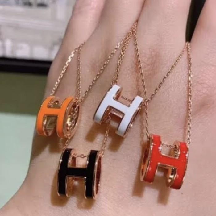 H Pendant Pop 18K- Diamond Jewelry-pop H-11KMSSM704RY-HT