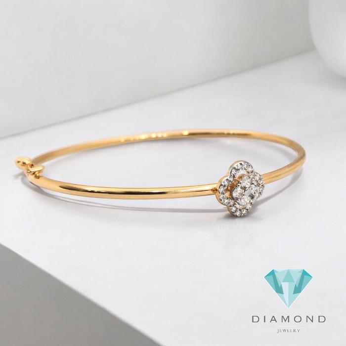 Gelang Emas Model Clover 700K-Diamond Jewelry