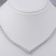 V Tennis eternity necklace Diamond -Diamond Jewelry