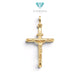 Gold Cross Pendant 16K / Liontin Salib Emas 16K / Diamond Jewelry / 286LMS066LS