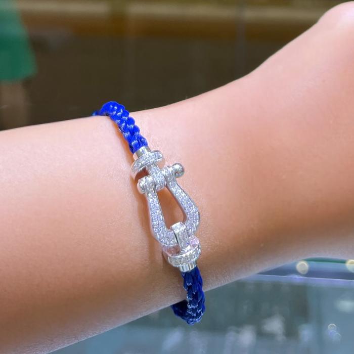 Force Diamond Bracelet Horse Shoe 18k/Gelang Tali Emas Berlian-Diamond Jewelry-HT-366GBD8000LS-HT