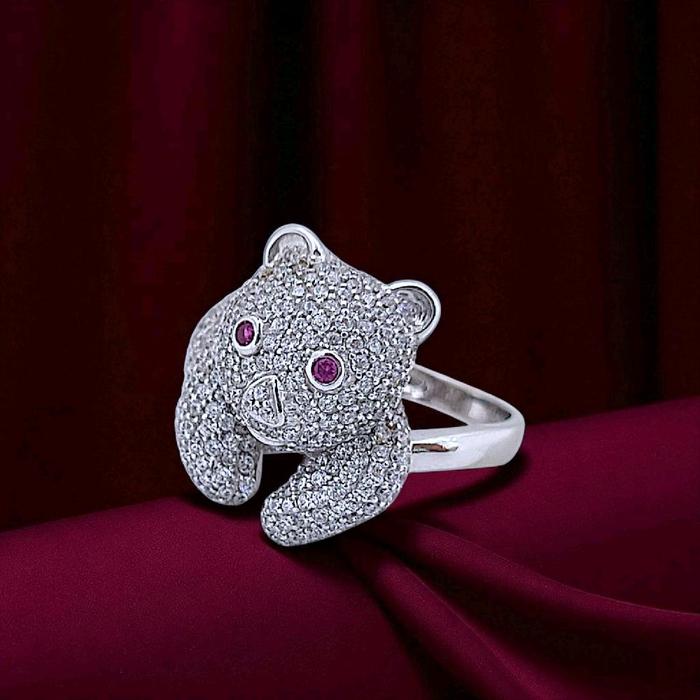 Bear Gold Ring 18K / Cincin Emas Bear 18K / 51CMSWP12-HT