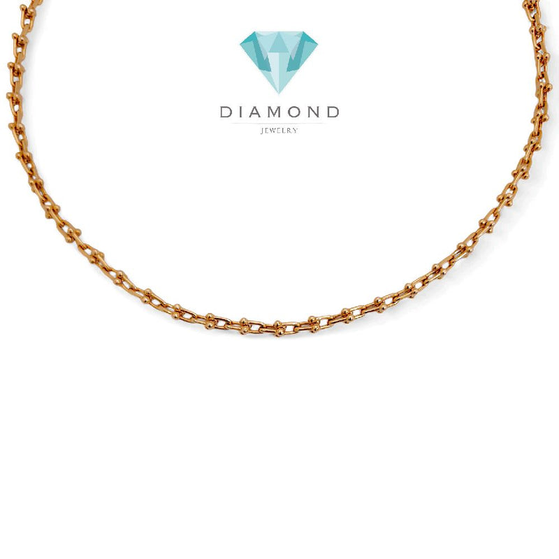 Hardware Small Necklace 18K / Kalung Rantai Kecil 18K / Diamond Jewelry 414KBD2298RY-HT