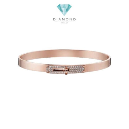 Kelly  bangle 18K gold  bangle-Diamond Jewelry