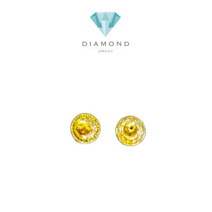 Gold earring 23K Diamond Jewelry give away