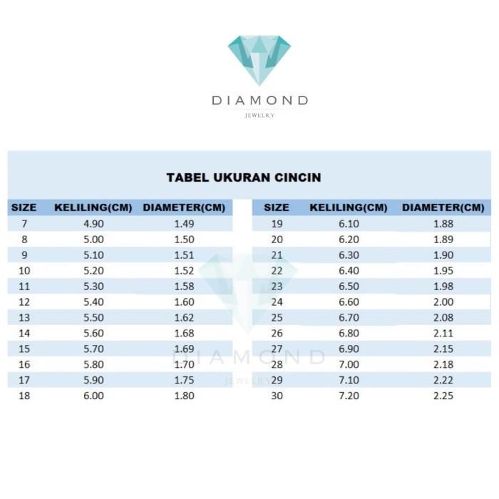 Cincin strip emas 23K couple/single Diamond Jewelry