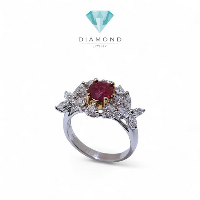 Ruby Diamond Ring / Diamond Jewelry