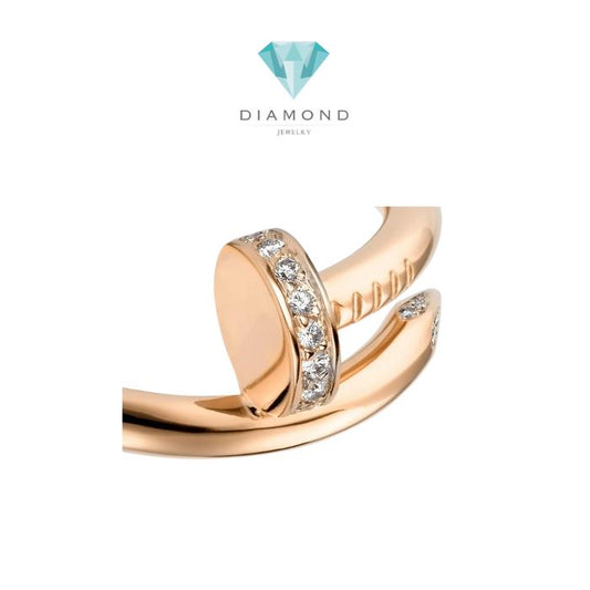 Cincin berlian paku emas 18k/juste diamond ring 18k crt-Diamond Jewelry