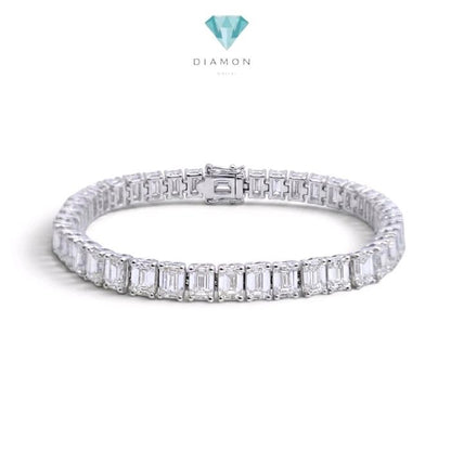 Baguette Diamond Bracelet 18K / Gelang Berlian Baguette 18K / Diamond Jewelry / 9GB14000PGK