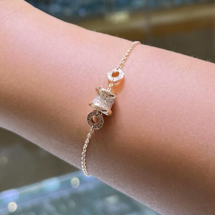 Zero diamond  Bracelet 18K / Diamond Jewelry/gelang  Perhiasan Berlian Emas B zero18k Jewellery