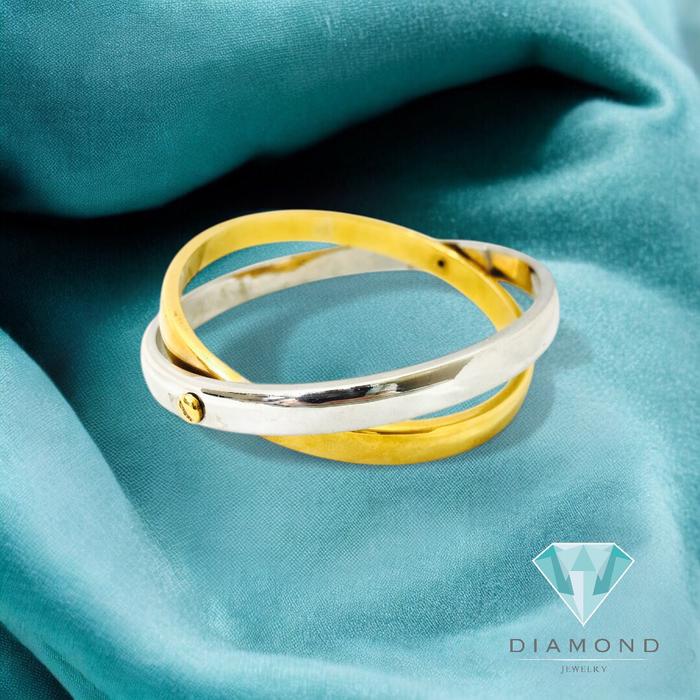 Gelang Emas 23K 2 Color Diamond Jewelry-31GMSWP-HT