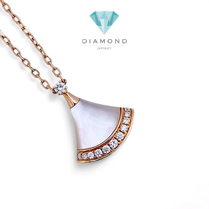Diva MOP Diamond Necklace 18K / Kalung Berlian Diva Mutiara 18K / Diamond Jewelry  397KBDAB63800LS-HT