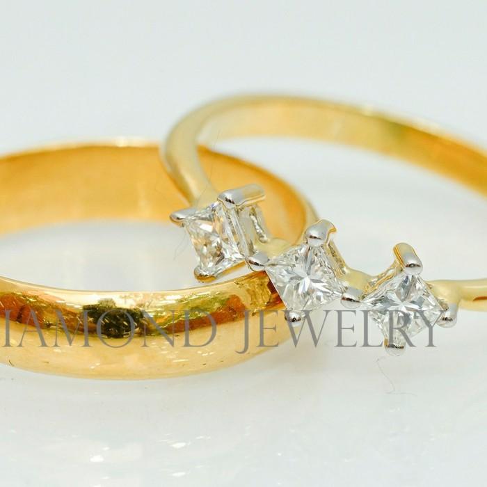 Cincin Kawin/Wedding Ring - Diamond Jewelry Two Tone 01030872/21000873