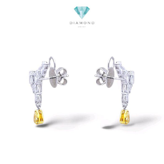 Golden Dew Diamond Earrings 18K / Diamond Jewelry / 6AB3000PGK