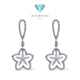 Anting Diamond Star Earring 18k -Diamond Jewelry