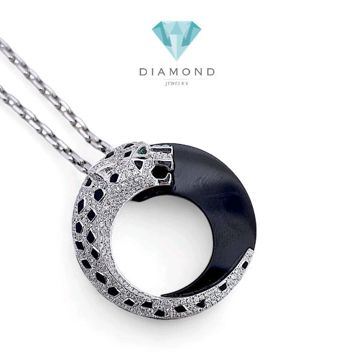 Pendant Diamond Panthere 18K / Liontin Berlian Panthere 18K / Diamond Jewelry 1LBD2222590AB-HT