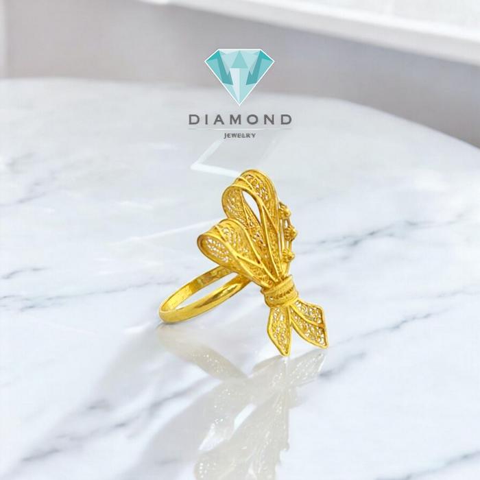 Cincin Mas Pita kendari 23K-Diamond Jewelry