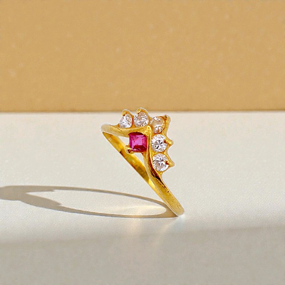 Crown Gold Ring 23K / Cincin Emas Mahkota 23K / 77CMSWP2