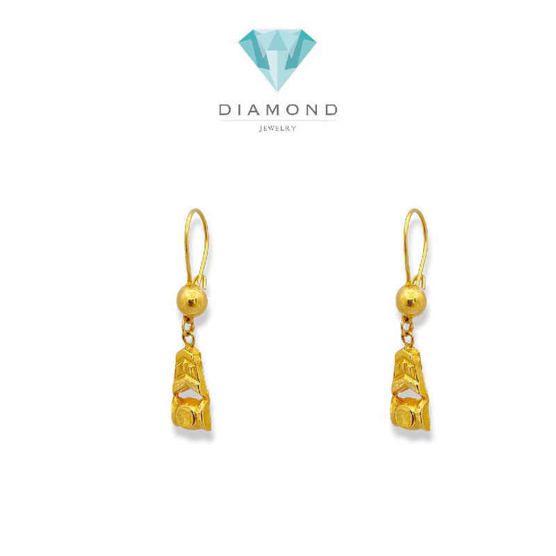 Vintage Gold Earring 23K / Anting Emas Vintage 23K / 324AMSWP1