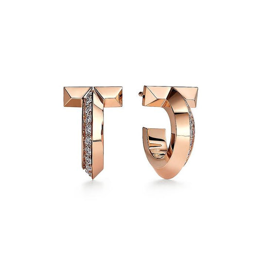 T1 Earring Diamond 18 K gold Diamond Jewelry