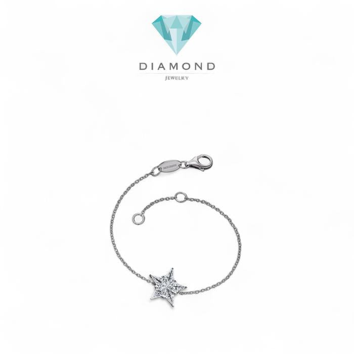 Star Diamond Bracelet  18k/ Diamond Jewelry