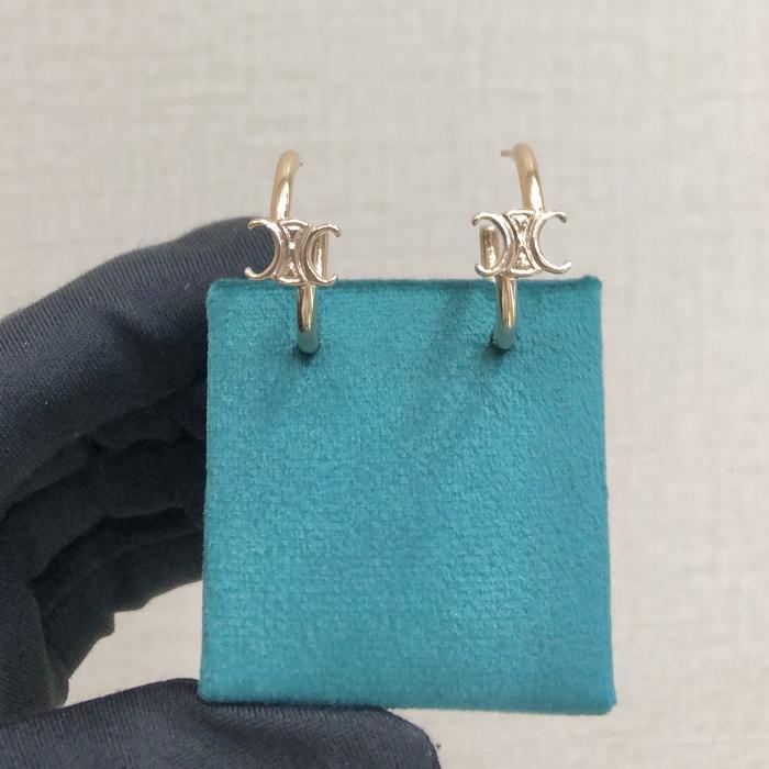 Anting Hoop C triomphe 18K-Diamond Jewelry