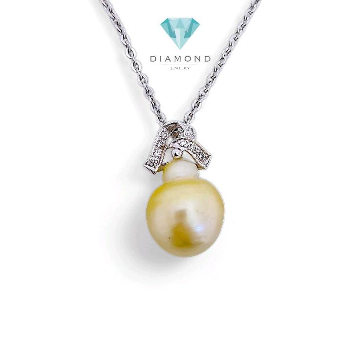 Liontin Yellow Pearl Diamond 18K / Diamond Jewelry 7LMGT300WP-HT