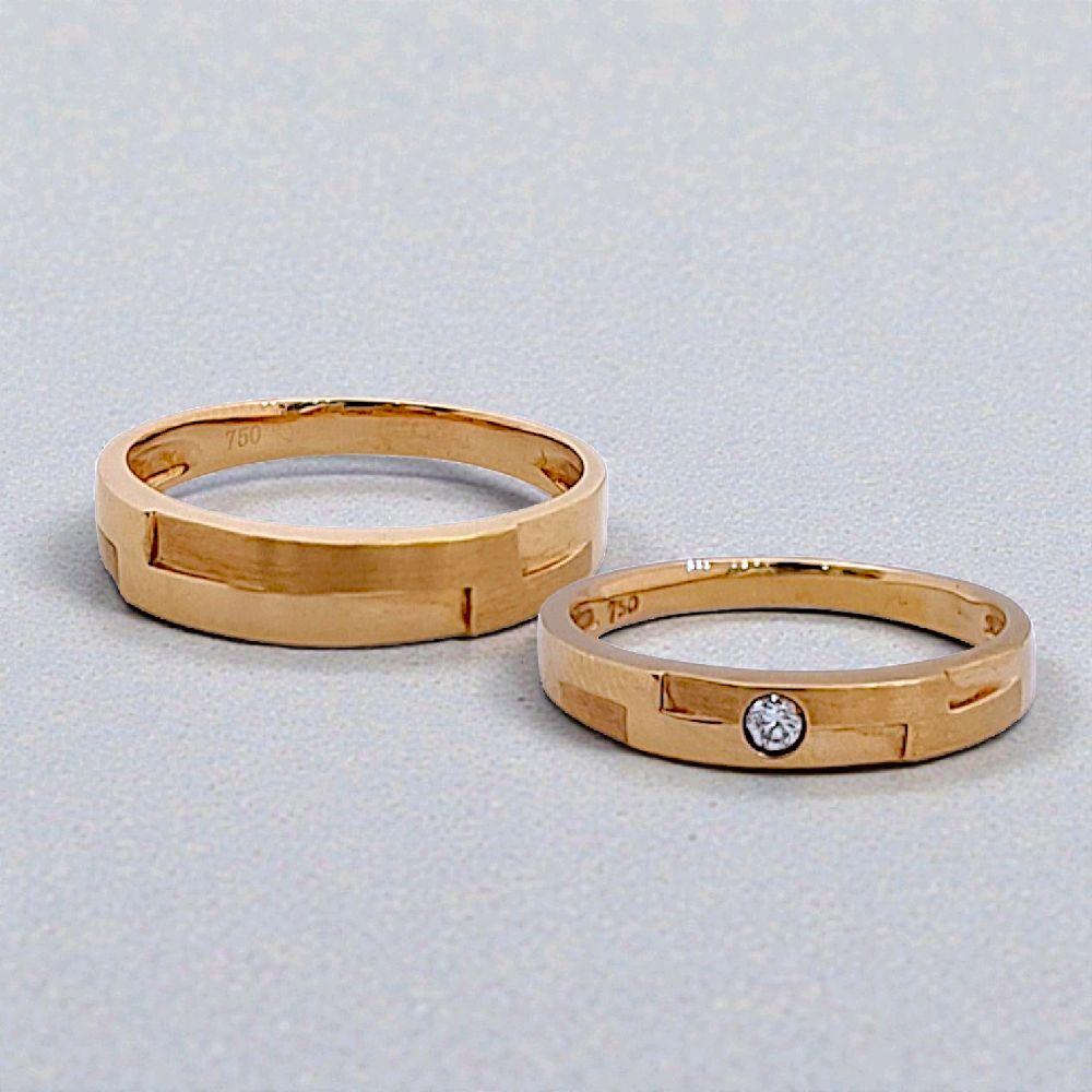 Wedding Diamond Ring 18K / Cincin Kawin Berlian 18K /Diamond Jewelry 49CBGT3800WPLS - 50CBGT3686WPLS
