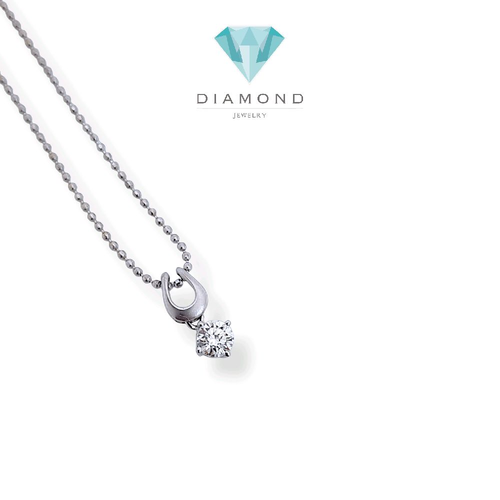 Solitaire Diamond Pendant 18K / Kalung Berlian Solitaire 18K / Diamond Jewelry / 1LB1090PP