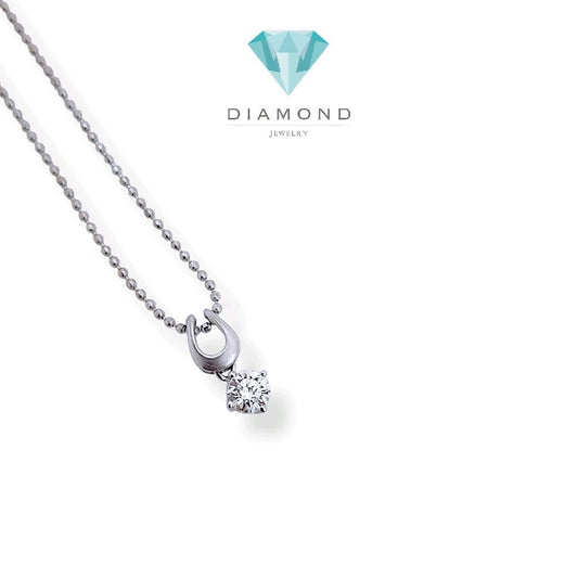 Solitaire Diamond Pendant 18K / Kalung Berlian Solitaire 18K / Diamond Jewelry / 1LB1090PP