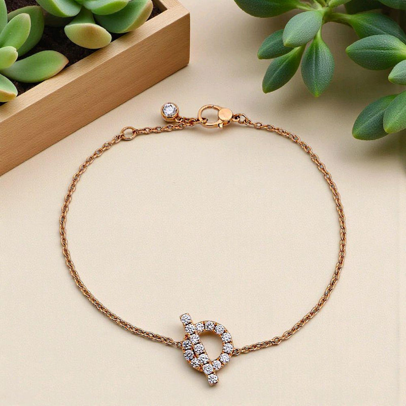 Finesse Diamond Bracelet 18K / Gelang Berlian Finesse 18K / Diamond Jewelry 145GBD79800AB-HT