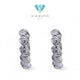 Diamond Hoop Earring 18K / Diamond Jewelry