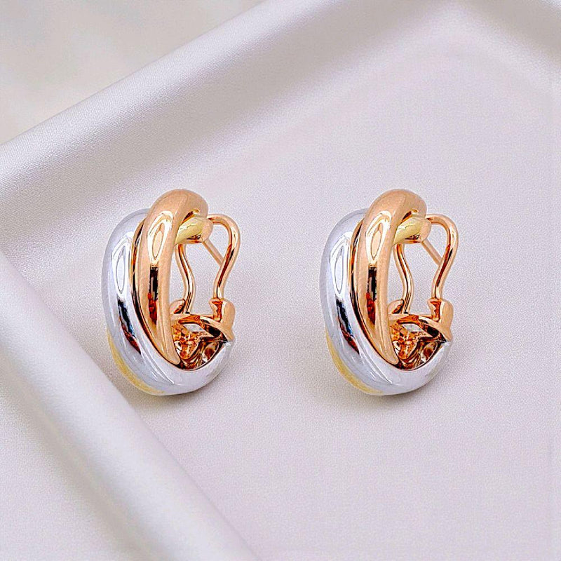 Trinity Large Earring 18K / Anting Trinity Besar 18K / Diamond Jewelry 396ABD970RY-HT