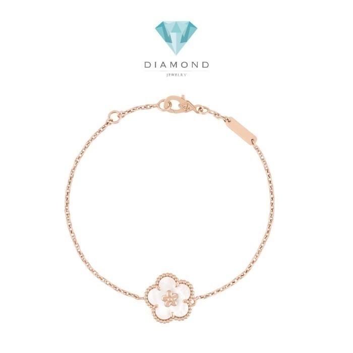 Lucky Spring Necklace/Bracelet/Earring/Ring 18K Rose Gold-Diamond Jewelry-360KBD484RY-18GMS322LS-260ABD773RY-385CBD800LS-HT