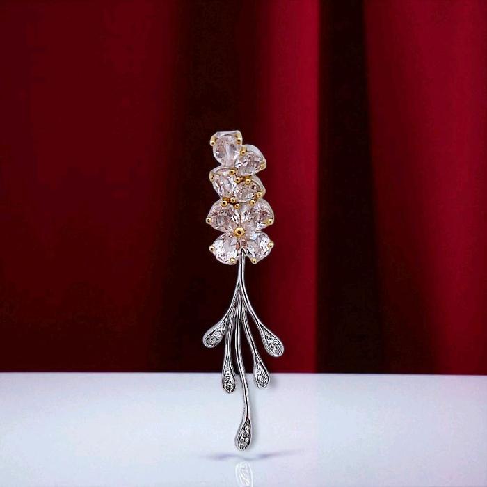 Liontin Flower Margonite Diamond 18K / Diamond Jewelry 11LBGT267WP-HT