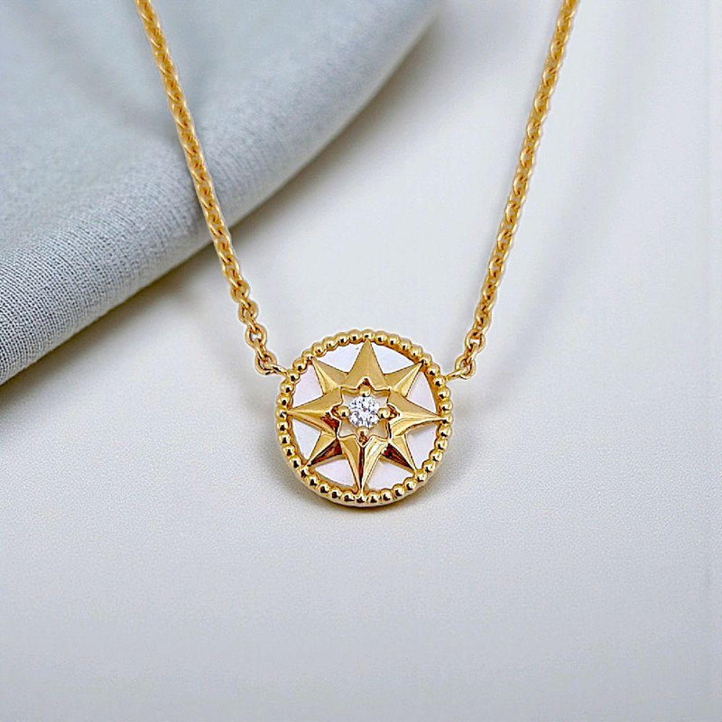 Star Diamond Necklace 18K / Kalung Berlian Bintang 18K / Diamond Jewelry 131KBD56100AB -HT