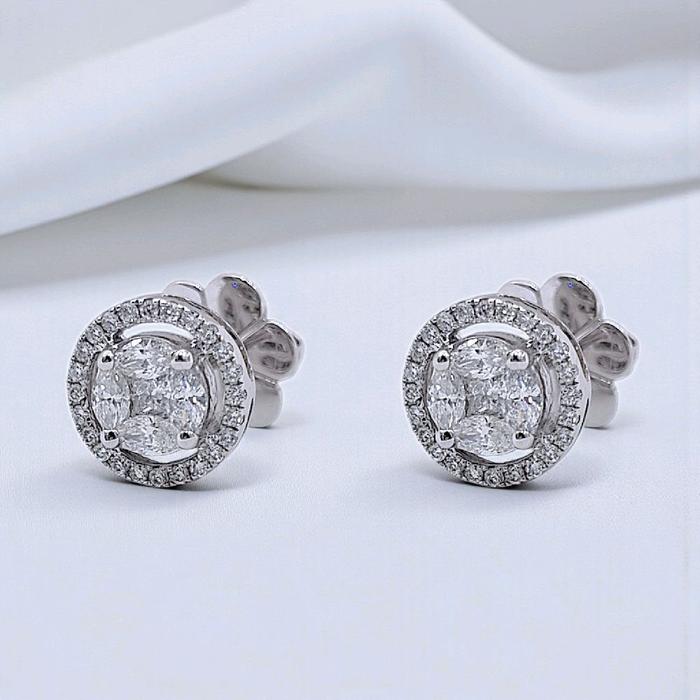 Hello Esperanza Diamond Earring 18K / Anting Berlian Hello Esperanza 18K / Diamond Jewelry 399AB1120PRLS HT