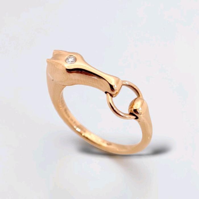 Galop Diamond Ring Rose Gold 18K / Cincin Berlian Galop Rose Gold 18 K / Diamond Jewelry / 127CBD62800AB