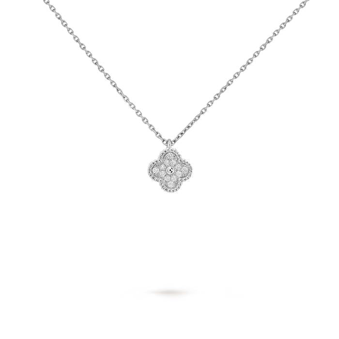 Sweet diamond gold clover vc 18k-Diamond Jewelry