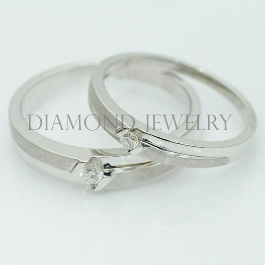 Cincin Kawin/Wedding Ring - Diamond Jewelry Two Tone 01020796/01020797