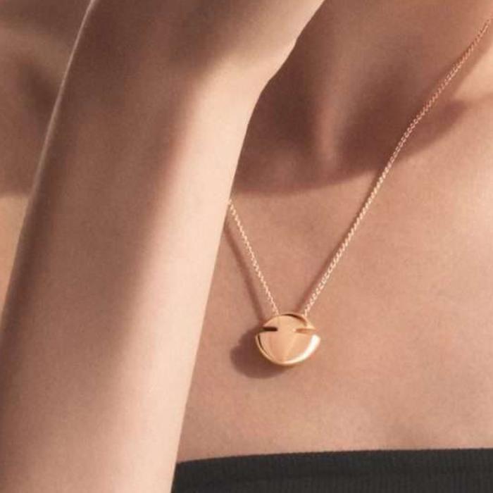 BVL Cabochon Necklace 18k gold/ Diamond Jewelry