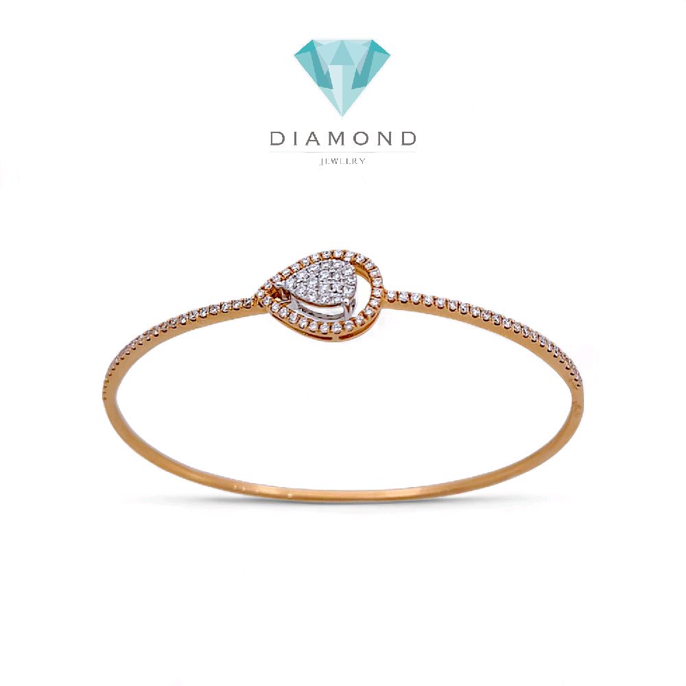 Tear Diamond Bangle 18K / Gelang Berlian Tear 18K / Diamond Jewelry 142GB96000AB-HT
