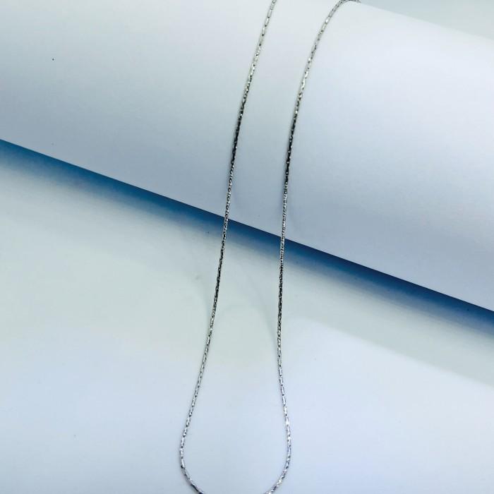 Kalung emas necklace italy santa 18k white gold-Diamond Jewelry