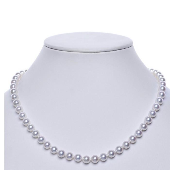 Bundle Pearl Akoya necklace 8-9 mm grade aaa -Diamond Jewelry-1KMWP1244WP