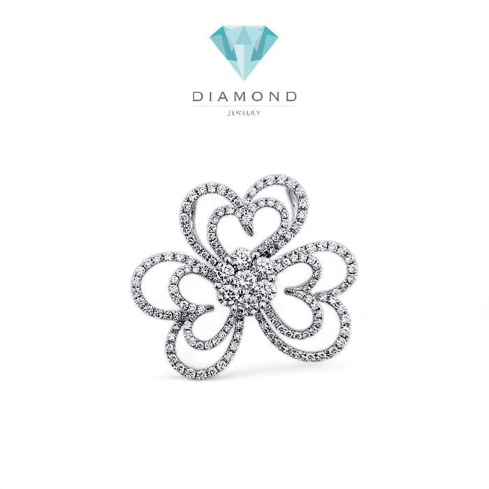 Liontin Flower Diamond 18K / Diamond Jewelry